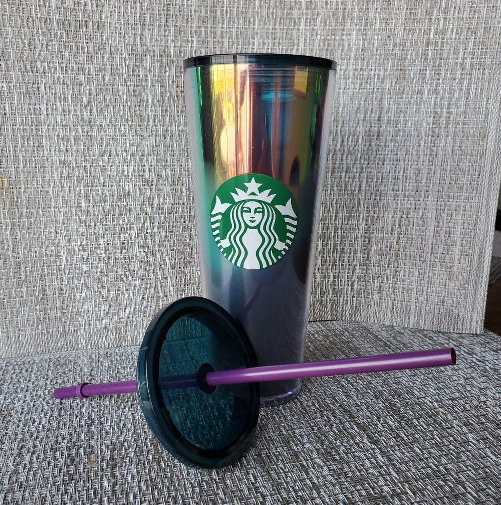 NWT, Starbucks Oil Slick 24oz Tumbler